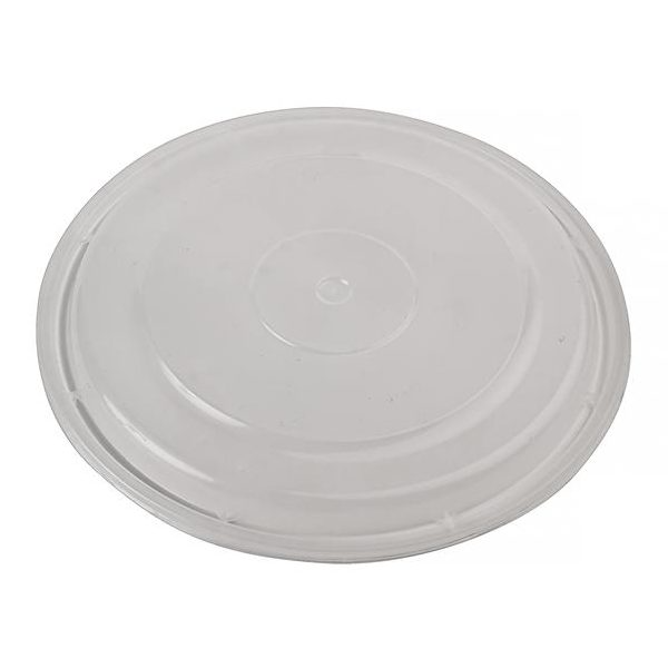 clear pastic lid for bowls on a white background