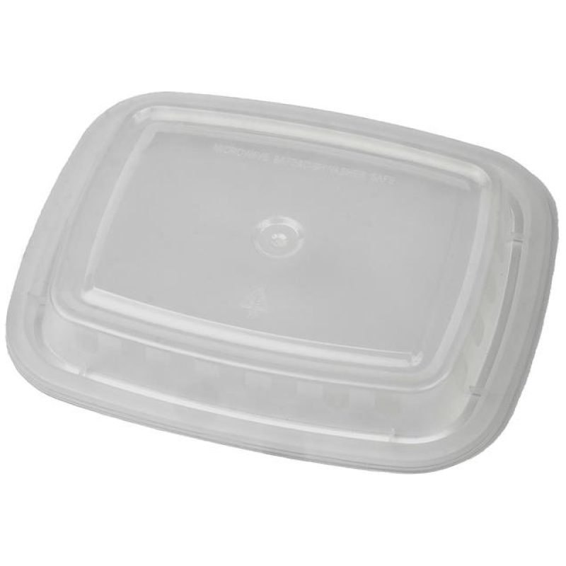 28 oz Plastic to Go Containers with Lids Black 150 Set