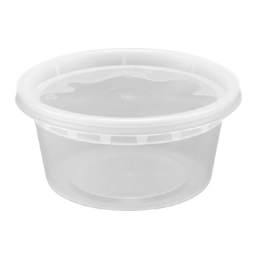 Round Divided Plastic Food Containers – EZ Pkg & Print